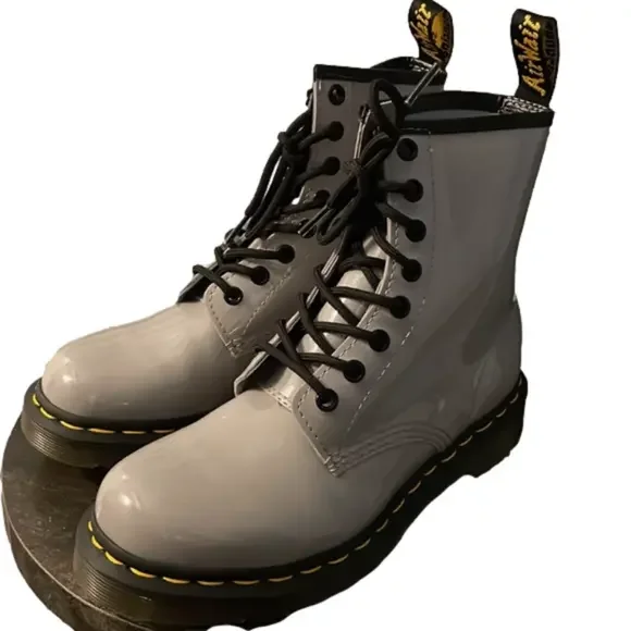 Dr. Martens | Shoes | Nwot Dr Martens Grey Patent Leather  display picture 1